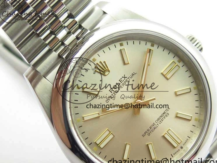 MiroTime 0227 WeatherProof Oyster Perpetual 41mm 124300 BP Maker Best Edition Silver Dial on SS Jubilee Bracelet A 2639